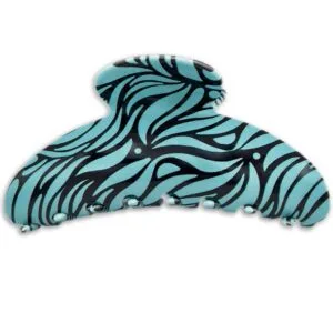 Jolie pince à cheveux turquoise en acétate de cellulose – Accessoire chic ClawMeUp