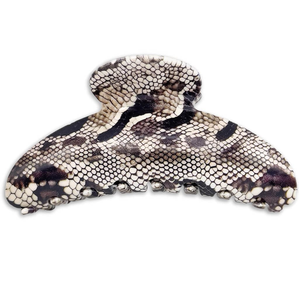 pince cheveux originale motif python en acétate – ClawMeUp