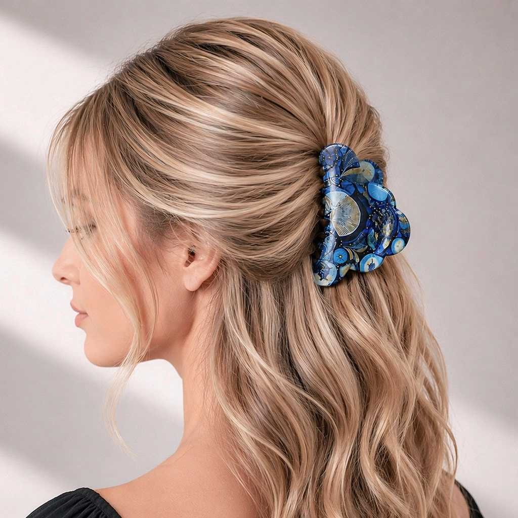 Pince cheveux crabe bleu clawmeup