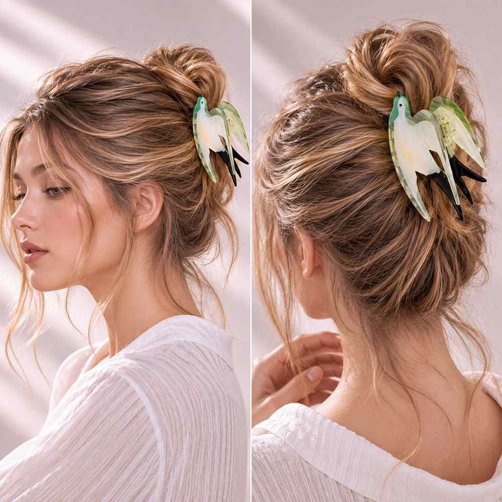 Pince à Cheveux Hirondelle — Acétate de Cellulose | ClawMeUp